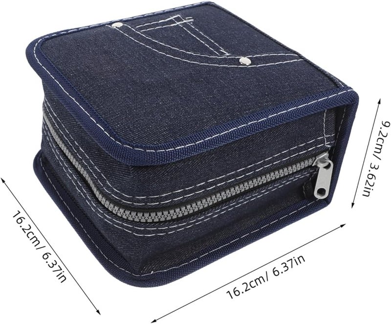 60 Pieces CD Storage Box Binder Case Holder High Capacity For Office Photo Compact - Image 2